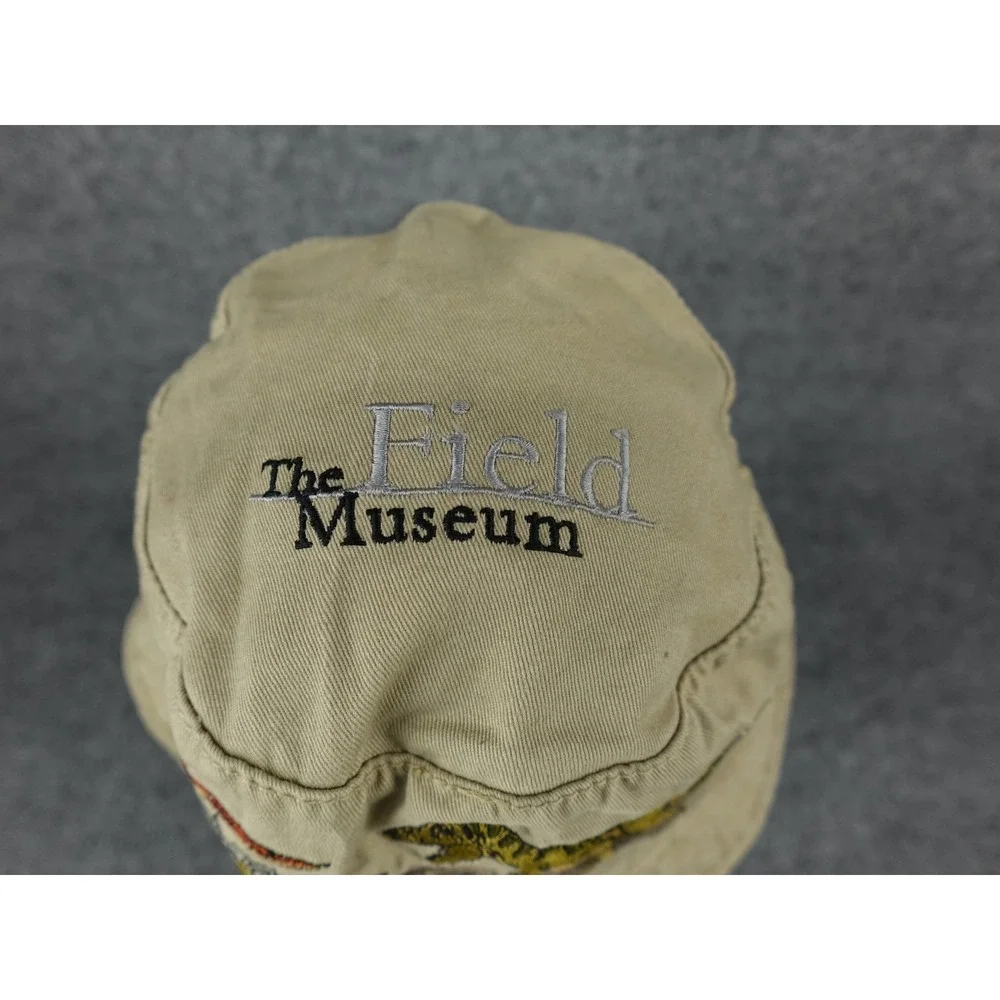 Wild Cotton Bucket Hat Unisex OSFM Khaki Dinosaur Field Museum Embroidered